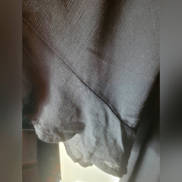 Anne Cole Flounce V-Neck Tunic Cover-Up Size 22/24  Black - Picture 5 of 5